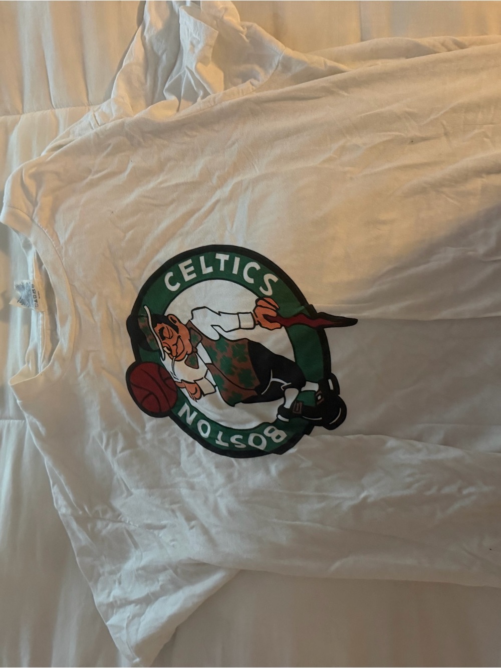 Boston Celtics Jayson Tatum White Graphic Tee